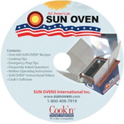 Sun Oven® Solar Cooking Recipe and Preparedness CD 600 recipes!