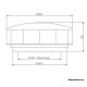 EDMONDS 150mm Van Truck Caravan Ventilator Roof Top Wind Vent Air Circulation EDMONDS 150mm Van Truck Caravan Ventilator Roof Top Wind Vent Air Circulation