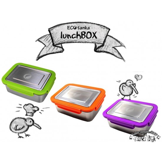 ECOtanka 2L Stainless Steel Lunch Box with locking frame ECOtanka 2L Stainless Steel Lunch Box with locking frame