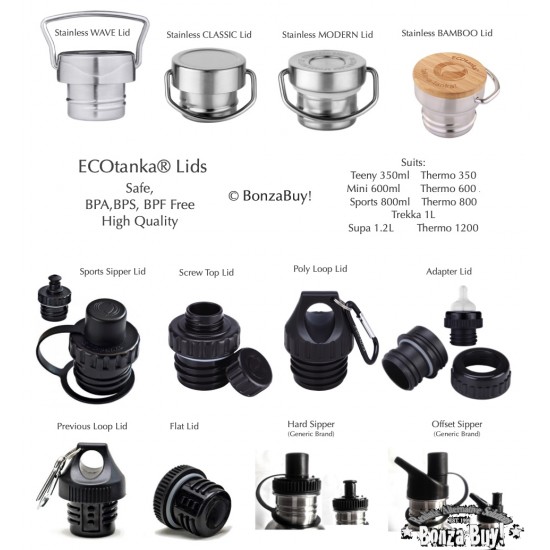 EcoTanka LID LOOP OLD BPA Free w/keyring suit Water Drinking Bottle EcoTanka LID LOOP OLD BPA Free w/keyring suit Water Drinking Bottle
