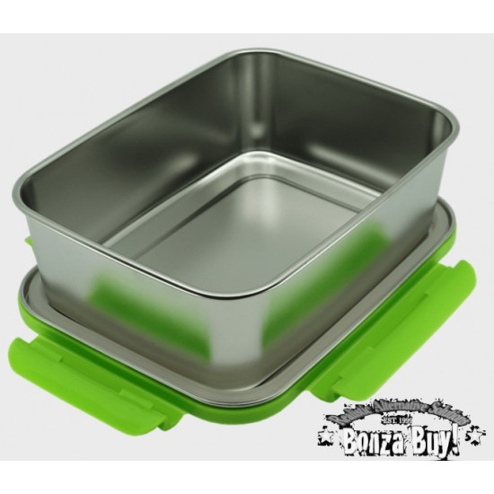 ECOtanka 2L Stainless Steel Lunch Box with locking frame ECOtanka 2L Stainless Steel Lunch Box with locking frame
