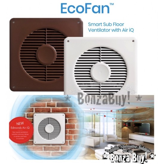EcoFan Subfloor Ventilator Fan with AirIQ EcoFan Subfloor Ventilator Fan with AirIQ