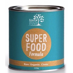 Super Greens 150g - Certified Organic Natural Superfood Supplement 100% Wholefood (Eden Health)