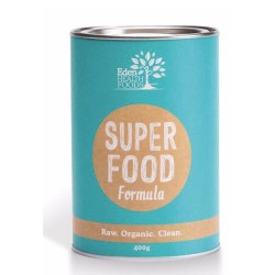 Super Greens 400g - Certified Organic Natural Superfood Supplement 100% Wholefood (Eden Health)