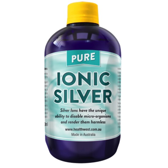 HealthWest Pure Ionic Silver 20ppm 500ml HealthWest Pure Ionic Silver 20ppm 500ml