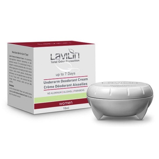 Lavilin 72 Hour Underarm Deodorant Cream 100g Women Aluminum, Alcohol, Paraban FREE Up to 1 Year supply! Lavilin 72 Hour Underarm Deodorant Cream 100g Women Aluminum, Alcohol, Paraban FREE Up to 1 Year supply!