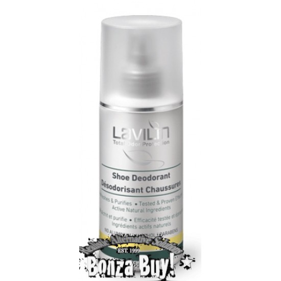 Lavilin Shoe Deodorant Spray 150ml Rejuvenate old shoes or protect new ones! Lavilin Shoe Deodorant Spray 150ml Rejuvenate old shoes or protect new ones!