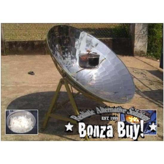Parafry Solar BBQ Parabolic Solar Cooker up to 220∫C Parafry Solar BBQ Parabolic Solar Cooker up to 220∫C