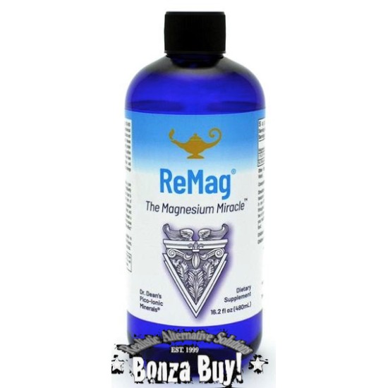 Remag Magnesium Liquid Supplement 480ml Dr Carolyn Deans MAGNESIUM MIRACLE™ Pico-Ionic Remag Magnesium Liquid Supplement 480ml Dr Carolyn Deans MAGNESIUM MIRACLE™ Pico-Ionic