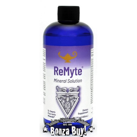 ReMyte® Mineral Solution 480ml Liquid Supplement 12 Calcium Iodine Selenium Manganese + more ReMyte® Mineral Solution 480ml Liquid Supplement 12 Calcium Iodine Selenium Manganese + more
