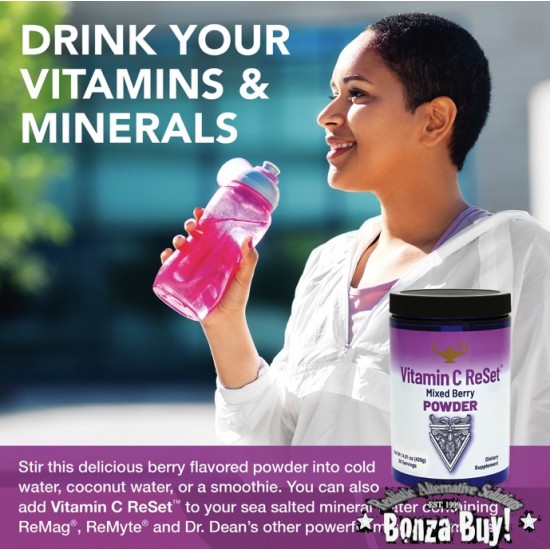 Dr Carolyn Dean’s Vitamin C powder Ascorbic acid + Potassium + berries acerola cherry 420g 60 servings Dr Carolyn Dean’s Vitamin C powder Ascorbic acid + Potassium + berries acerola cherry 420g 60 servings