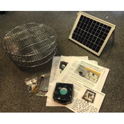Dehydrating / Drying kit with solar fan for Sun Oven or other solar cookers