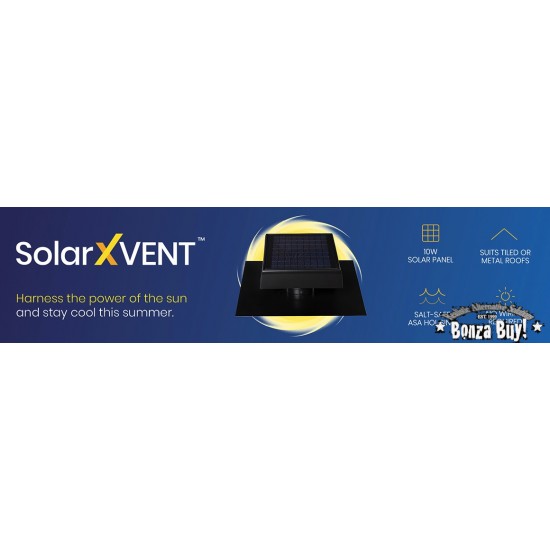 SolarXvent Solar powered ventilation roof fan ventilator - Bradford SolarXvent Solar powered ventilation roof fan ventilator - Bradford