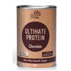 Ultimate Protein (Chocolate) 400g Organic Sprouted and Bio-fermented Wholegrain Brown Rice Protein (Eden Health)