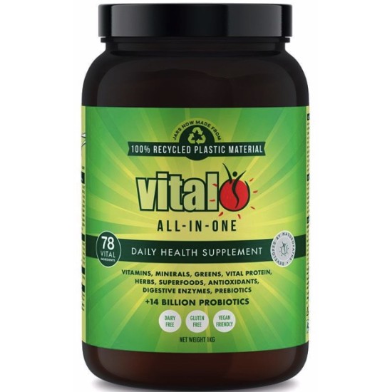 Vital Greens Powder All in One Multi Vitamin Probiotic Daily Supplement 1Kg Vital Greens Powder All in One Multi Vitamin Probiotic Daily Supplement 1Kg