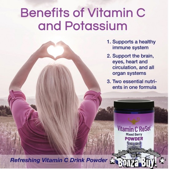 Dr Carolyn Dean’s Vitamin C powder Ascorbic acid + Potassium + berries acerola cherry 420g 60 servings Dr Carolyn Dean’s Vitamin C powder Ascorbic acid + Potassium + berries acerola cherry 420g 60 servings