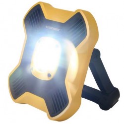 15W Rugged Rechargeable LED Floodlight + USB charger 2000lm 18650 batteries Worklight