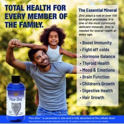 Dr Carolyn Dean’s Picometer Zinc Mineral Solution - Immune Reproductive Energy Vegan Boost 240ml